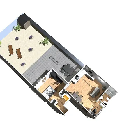 100 Sqm Terrace, Close To The Old Town & Shopping Area & Harbour Bari